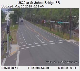US30 at St Johns Bridge SB